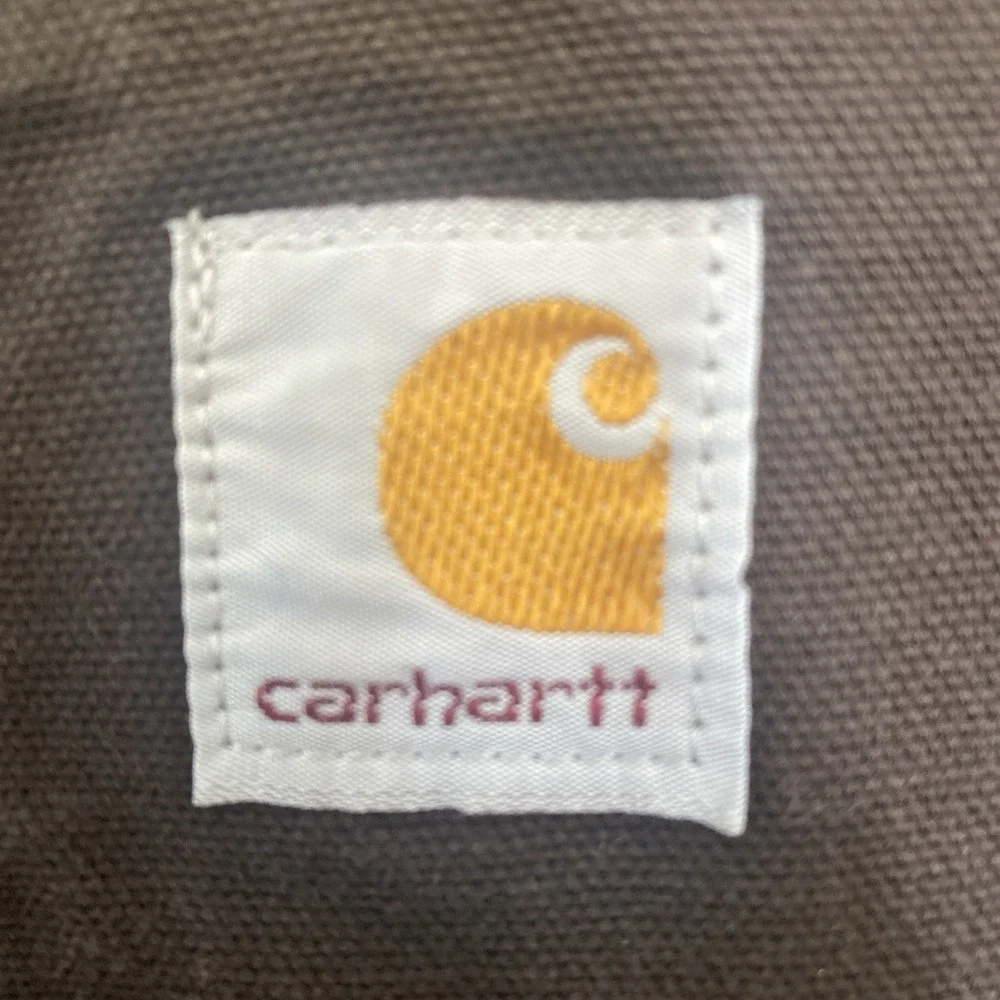 CARHARTT Sherpa Lined Vest Brown Kacey Dutton Ranch 2XL Canvas Work 0V4277M Duck
